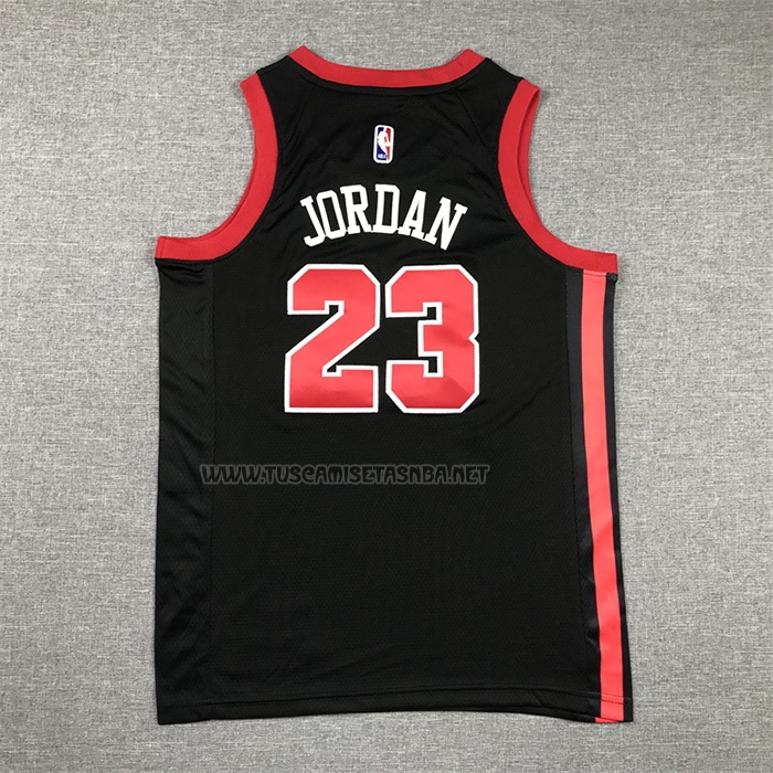 Camiseta Michael Jordan NO 23 Nino Chicago Bulls Ciudad 2023-24 Negro